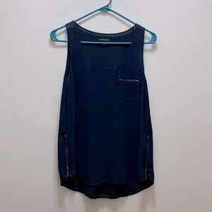 My Michelle navy tank top blouse
